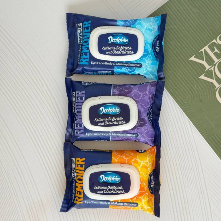 دستمال مرطوب و آرایش پاک‌کن دلفین Dolphin